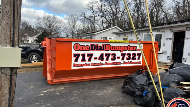 Why Contractors in Central PA Choose One Dial Dumpster